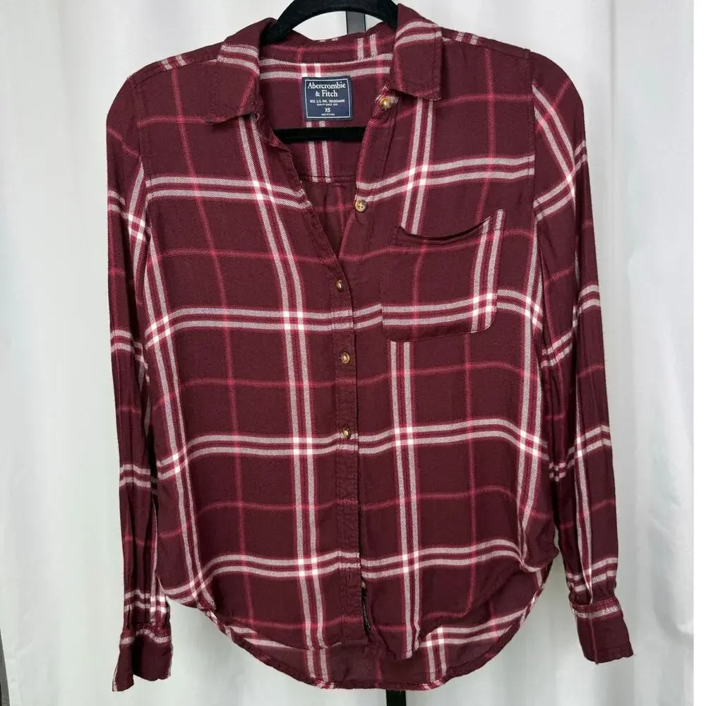 Abercrombie & Fitch Plaid Shirt | Small - Picture 3 of 6
